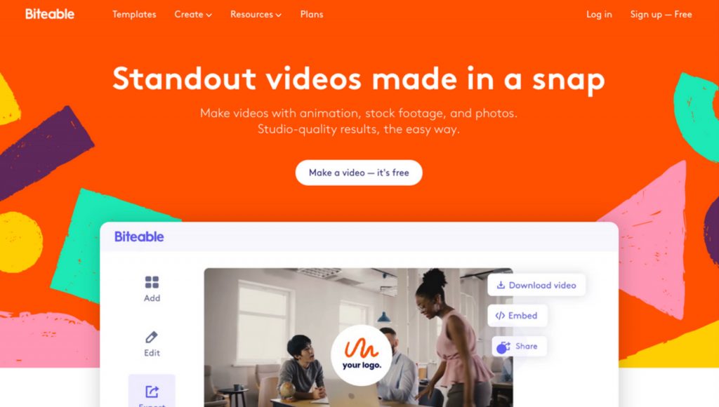 Biteable - Make Amazing Videos in Minutes