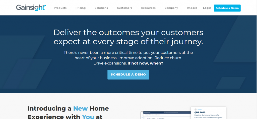 gainsight customer revenue optimization software