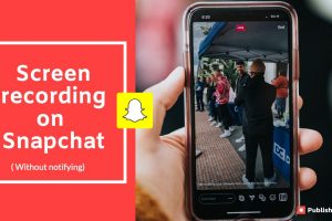 Screen recording on Snapchat