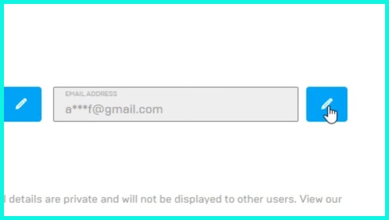 Make changes to your email address on Epic games
