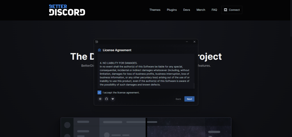 betterdiscord license agreement