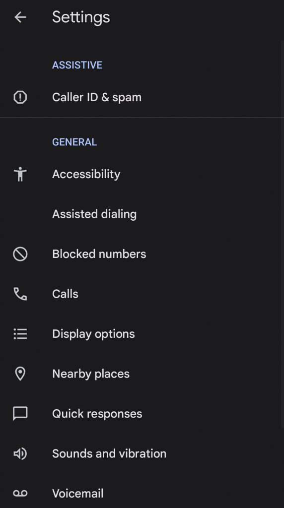 unblock blocked contacts