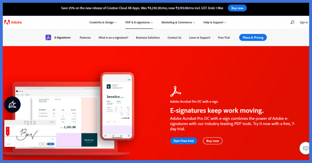 adobe sign docusign alternative