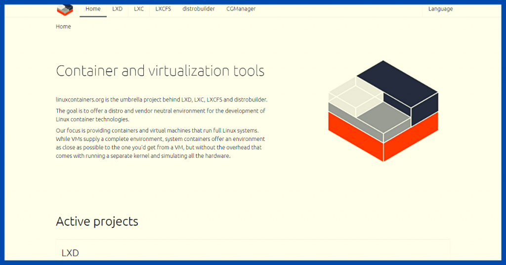 lxc linux container