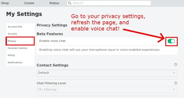  Reload the page to activate voice chat.